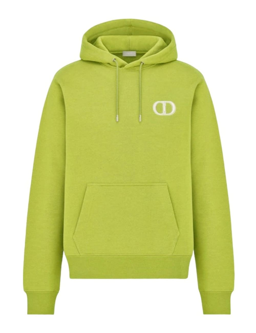 Dior CD Icon Hooded Sweatshirt Lime Green