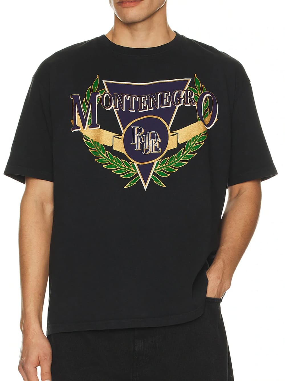 Rhude Montenegro Regatta T-Shirt Black