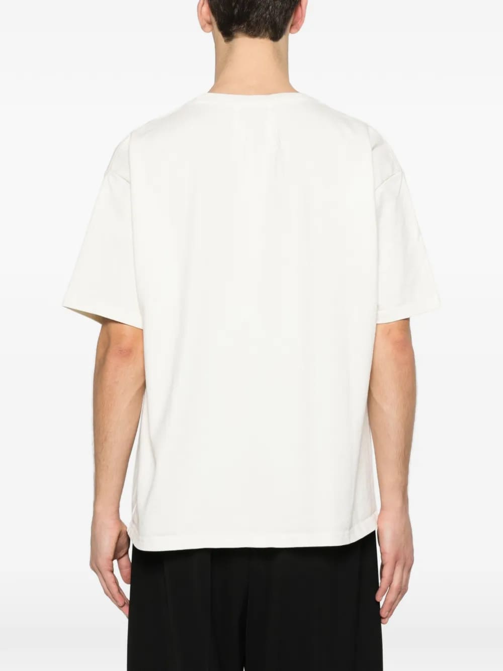 Rhude Virgin Islands Script Printed Cotton T-Shirt White