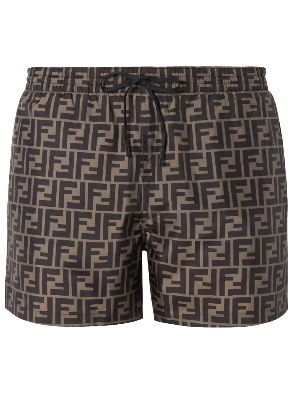 Fendi FF Print Swim Shorts Brown Monogram