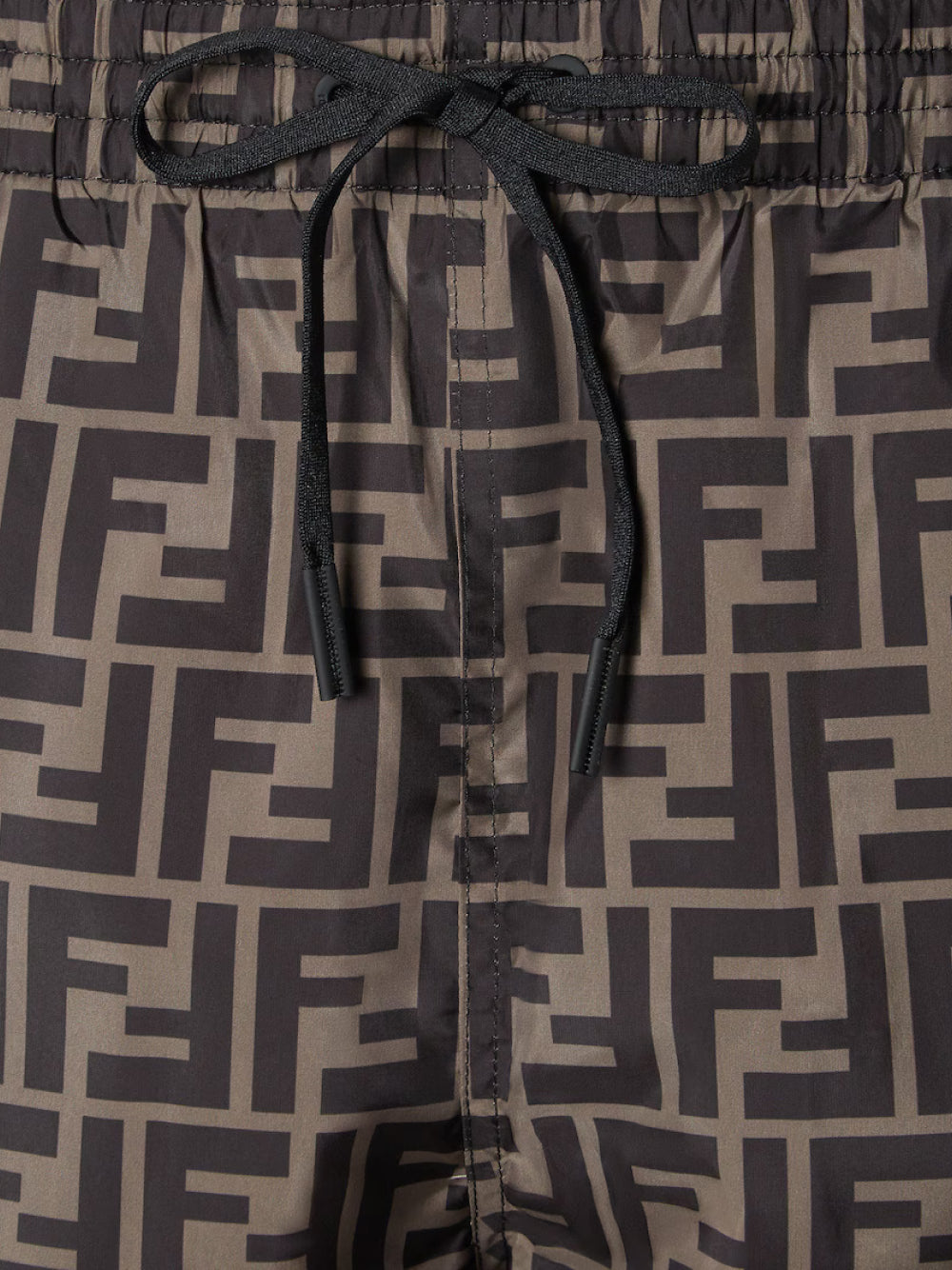 Fendi FF Print Swim Shorts Brown Monogram