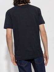 Dolce & Gabbana Plaque Logo T-Shirt Navy