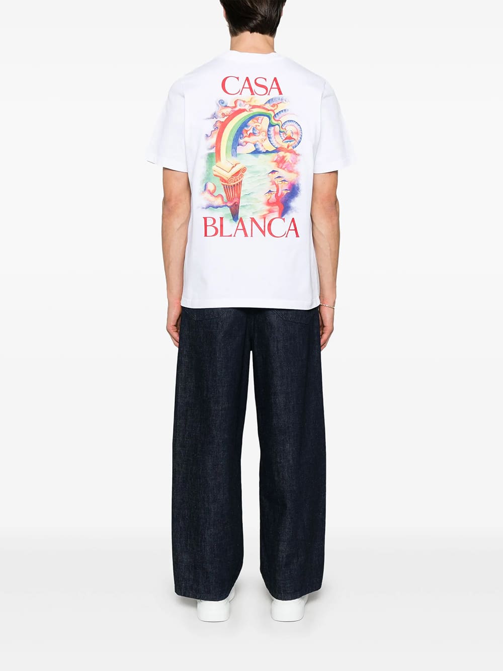 Casablanca Nature's Teacher Short-Sleeve T-Shirt White