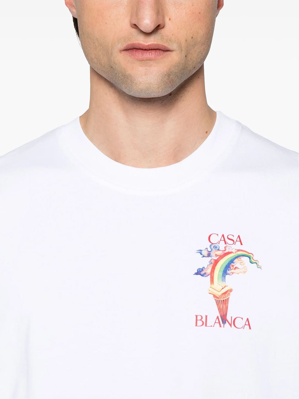 Casablanca Nature's Teacher Short-Sleeve T-Shirt White