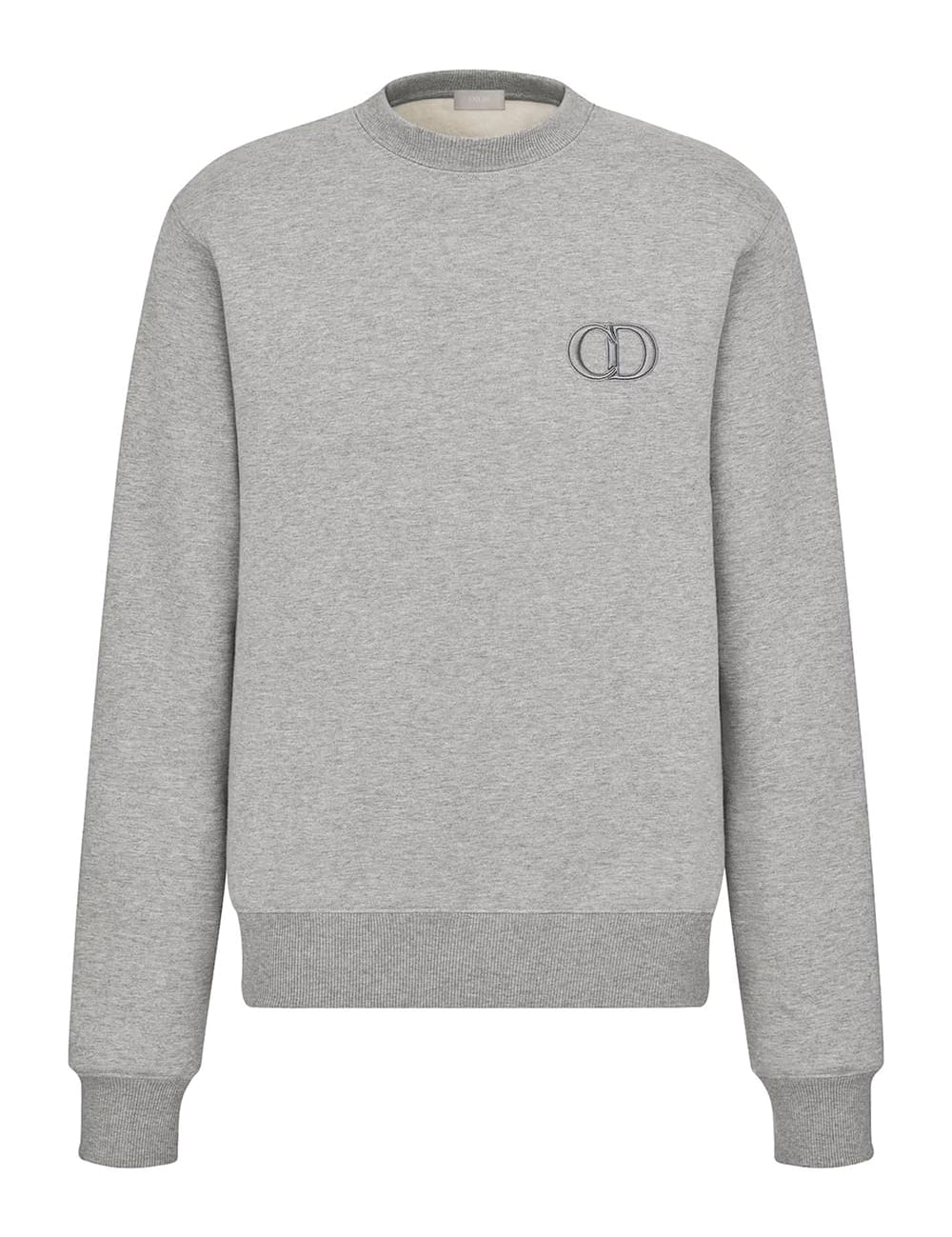 Dior CD Icon Sweatshirt Gray Cotton Fleece