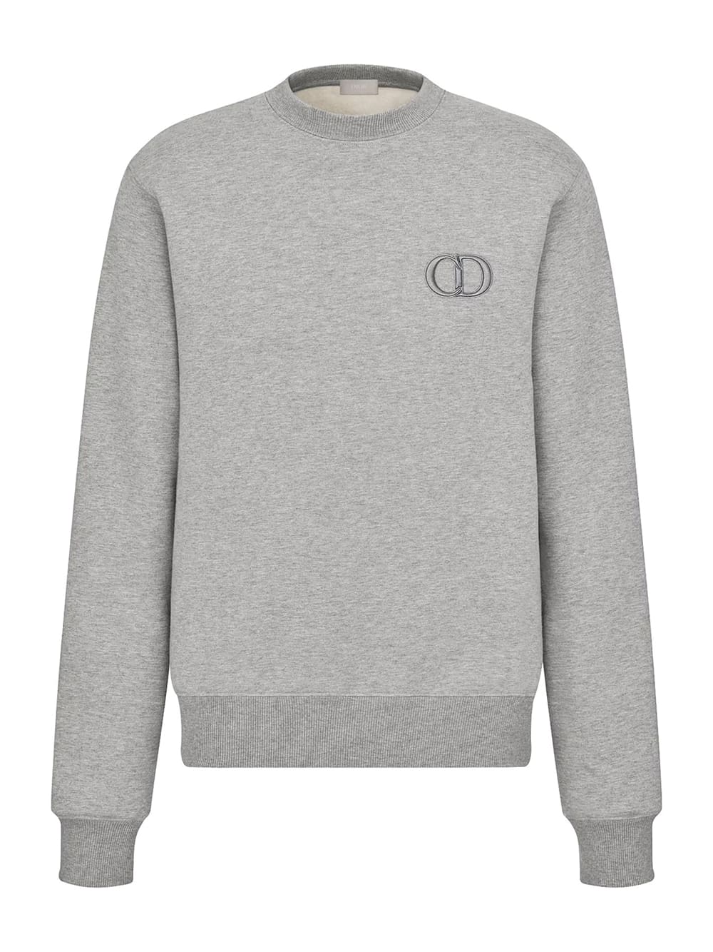 Dior CD Icon Sweatshirt Gray Cotton Fleece