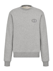 Dior CD Icon Sweatshirt Gray Cotton Fleece