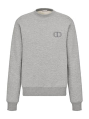 Dior CD Icon Sweatshirt Gray Cotton Fleece