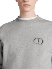 Dior CD Icon Sweatshirt Gray Cotton Fleece
