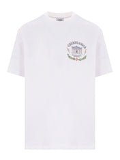 Casablanca Le Temple Du Sport Printed T-Shirt White