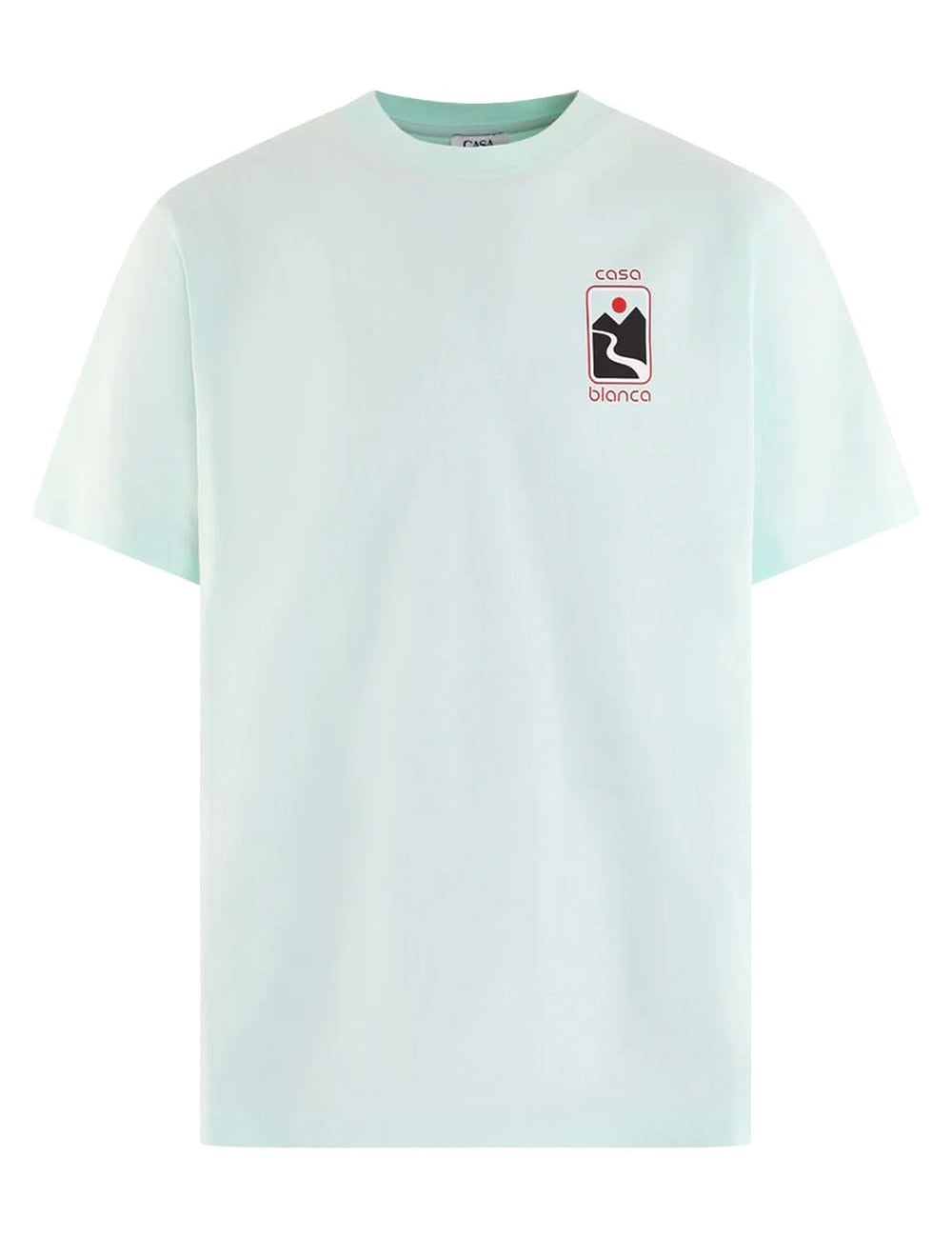 Casablanca Sunset Valley Short-Sleeve T-Shirt Green