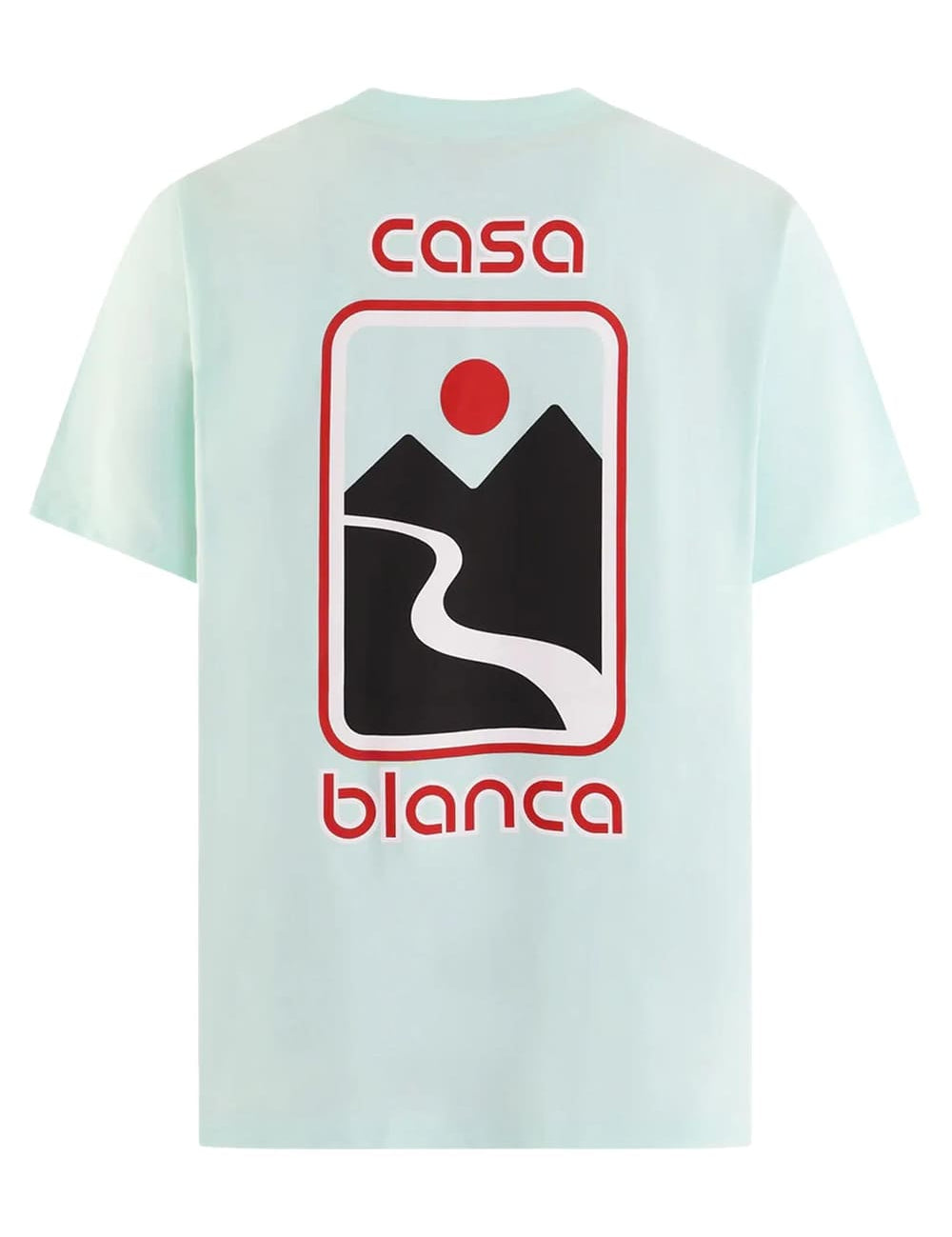 Casablanca Sunset Valley Short-Sleeve T-Shirt Green