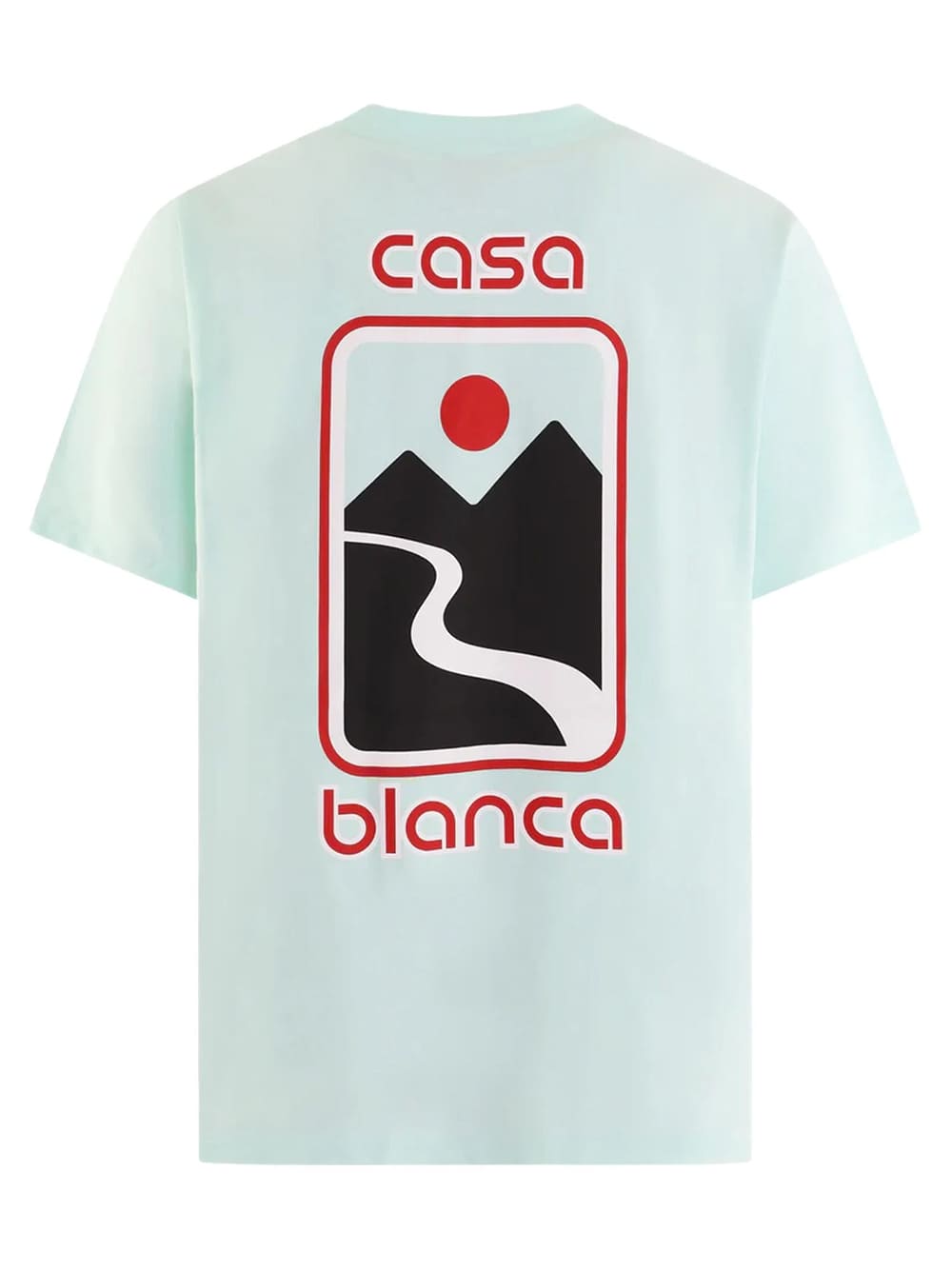 Casablanca Sunset Valley Short-Sleeve T-Shirt Green