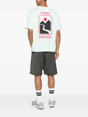 Casablanca Sunset Valley Short-Sleeve T-Shirt Green