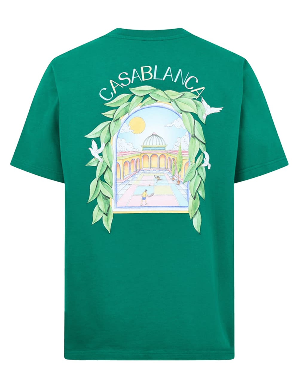 Casablanca L'Arche Tennis Club T-Shirt Green