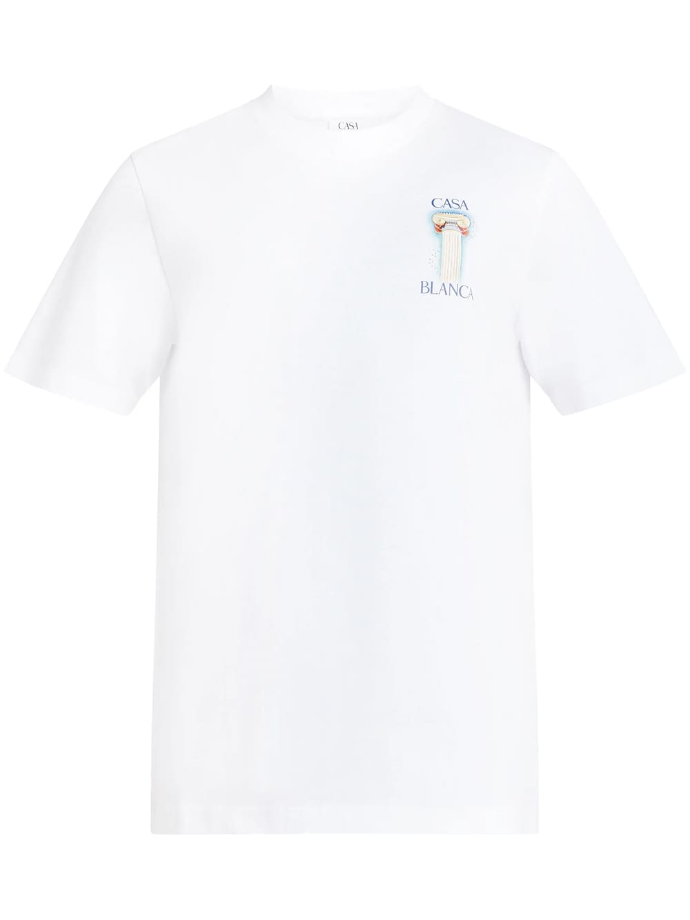 Casablanca La Colonne Short-Sleeve T-Shirt White