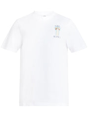Casablanca La Colonne Short-Sleeve T-Shirt White