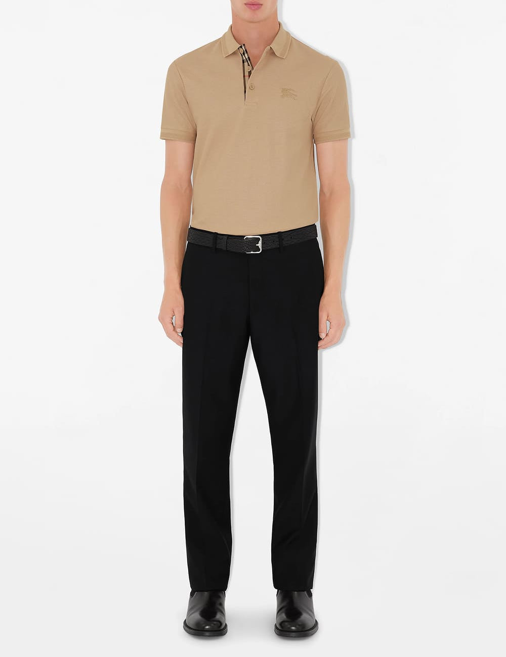 Burberry Cotton Polo-Shirt Beige
