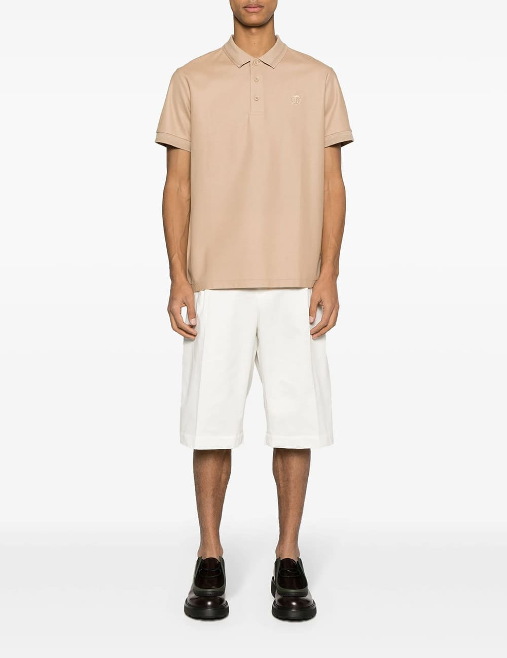 Burberry Monogram Polo Shirt Beige