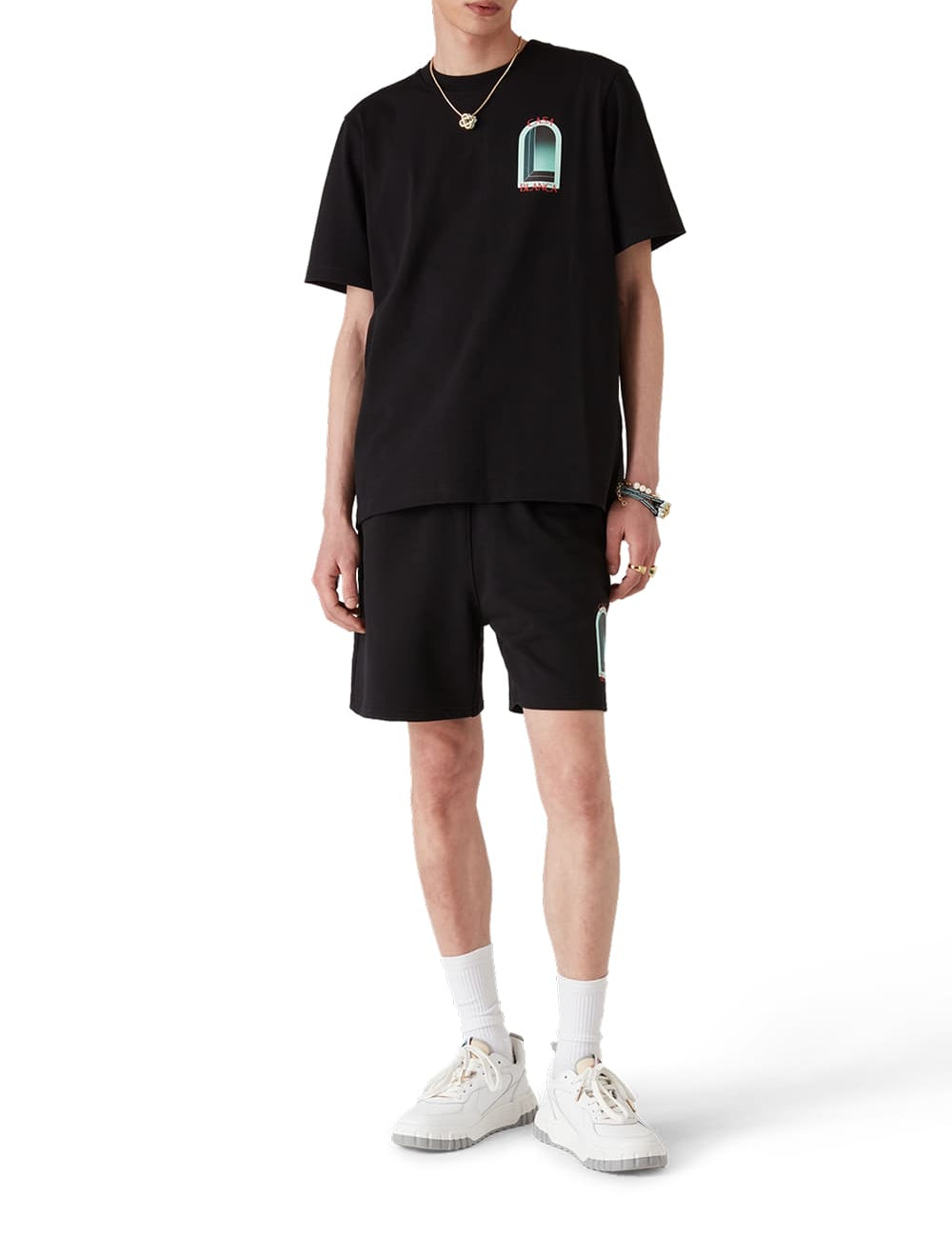 Casablanca L'Arche Colore T-Shirt Black