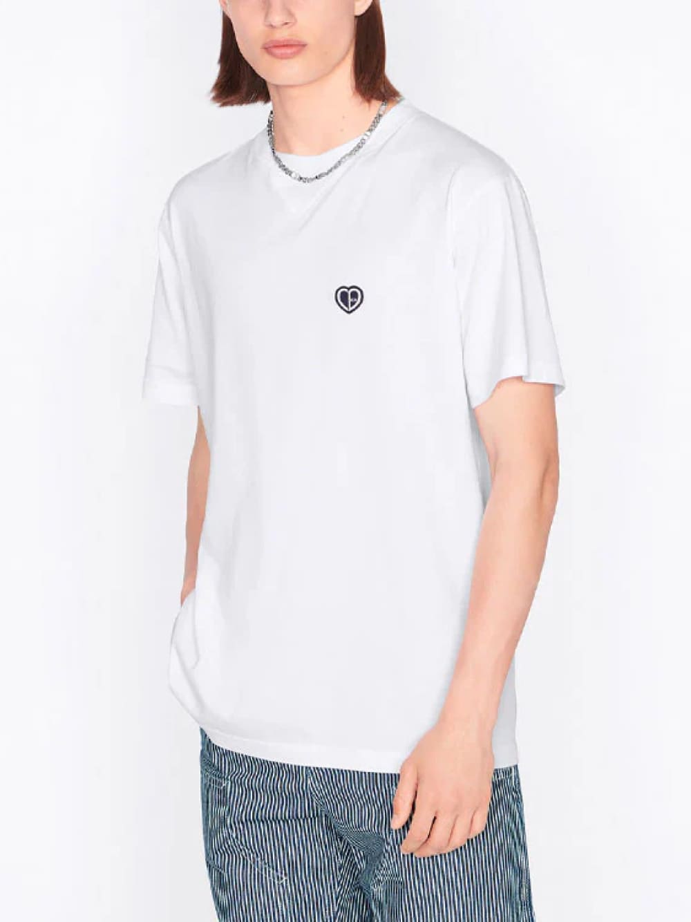 Dior CD Heart Patch T-Shirt White