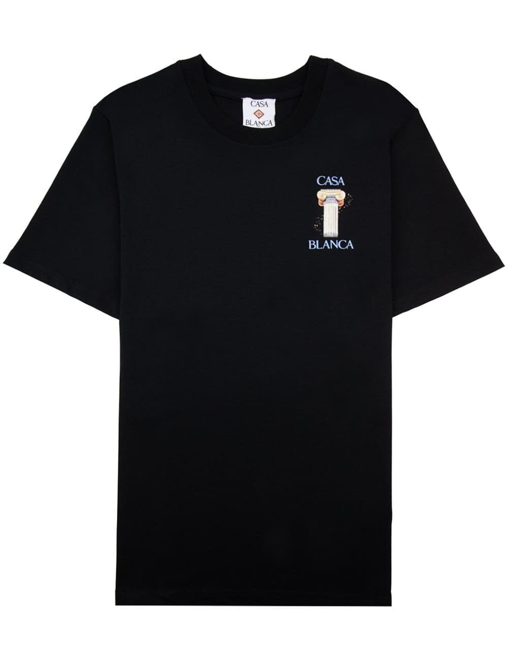 Casablanca La Colonne Short-Sleeve T-Shirt Black