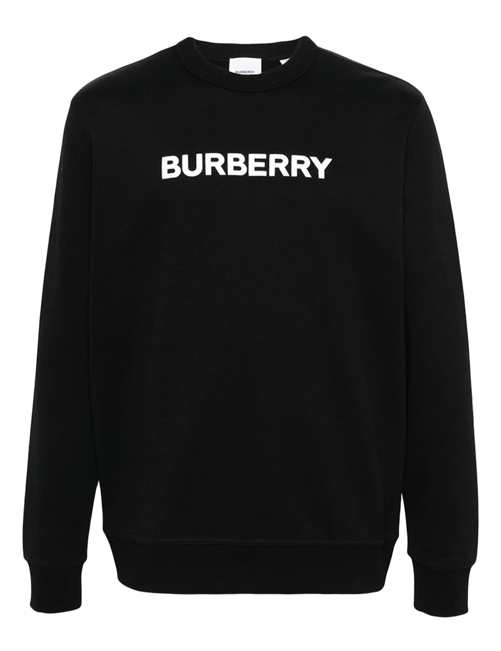 Burberry Cotton Logo Sweatshirt Black