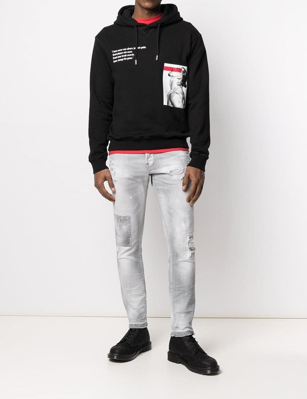 Dsquared2 Cool Guy Cropped Jeans Grey