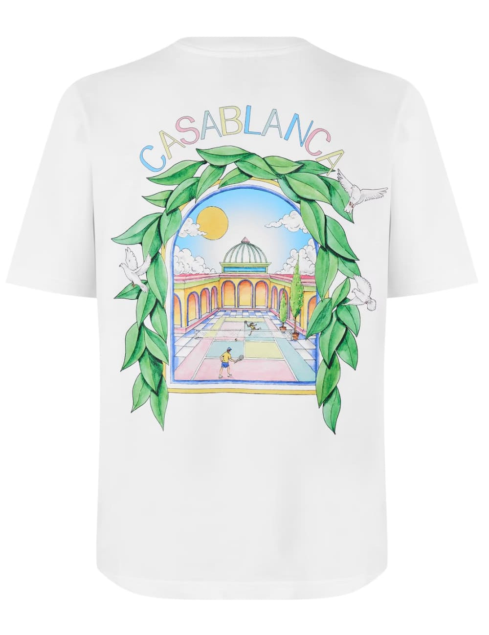 Casablanca L'Arche Tennis Club T-Shirt White