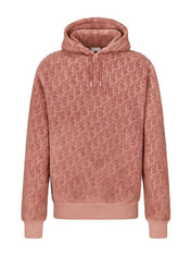 Dior Oblique Hooded Sweatshirt PinkDior Oblique Hooded Sweatshirt Pink