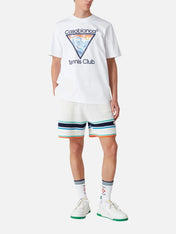 Casablanca Wave Ex Beach Tennis Club Icon T-Shirt White