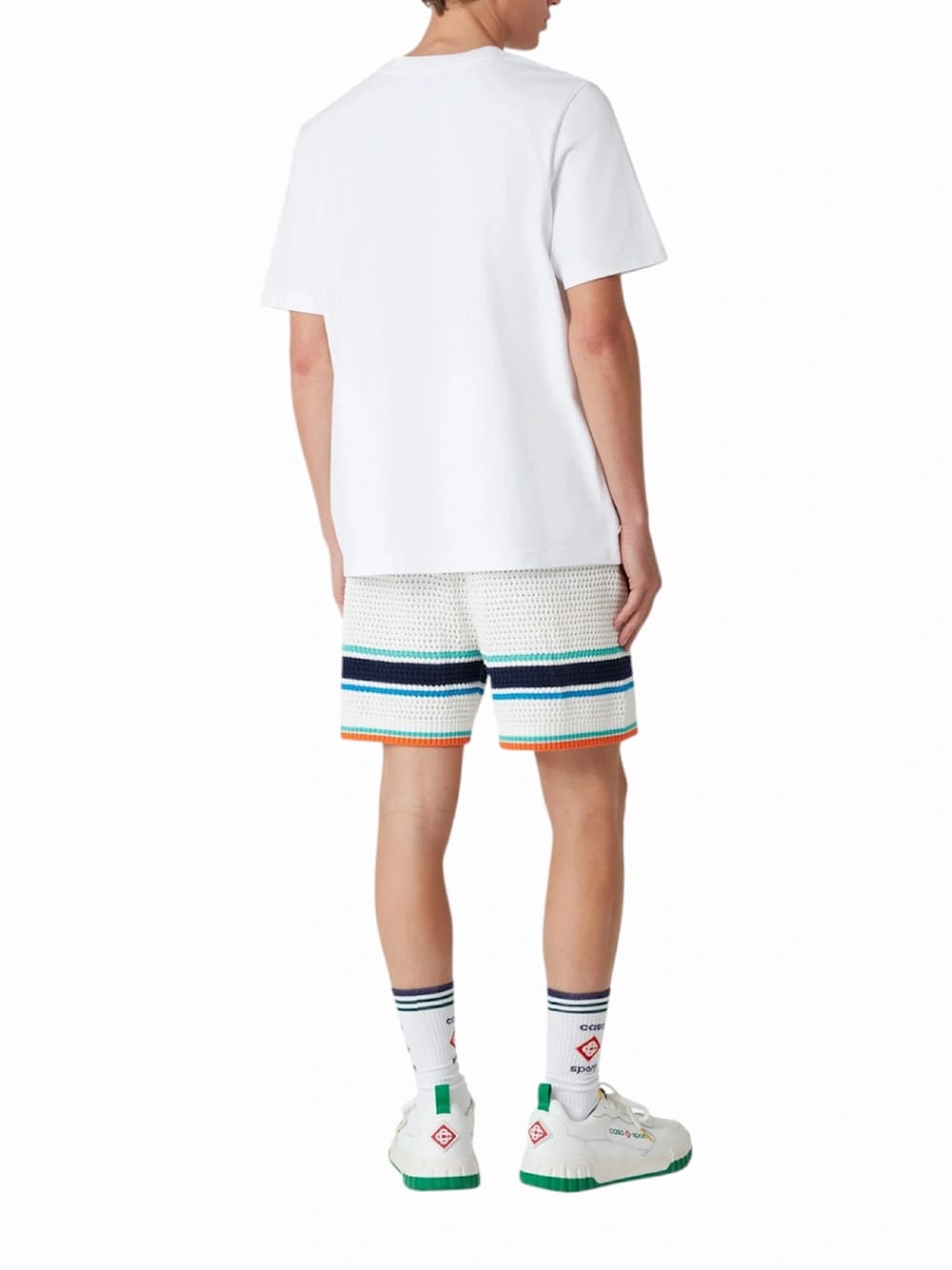 Casablanca Wave Ex Beach Tennis Club Icon T-Shirt White