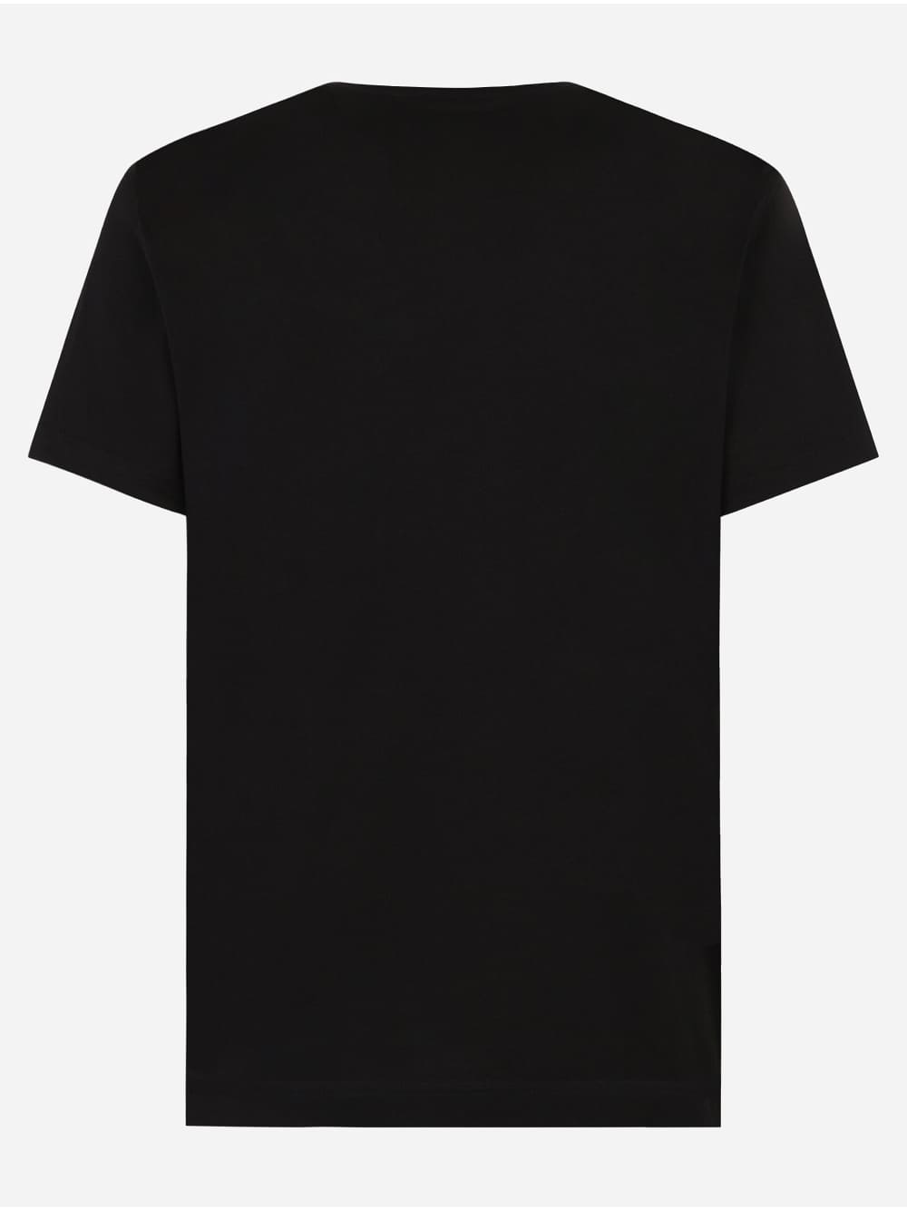 Dolce & Gabbana Embroidered DG Logo T-Shirt Navy Blue