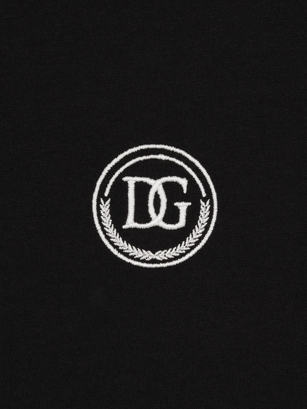 Dolce & Gabbana Embroidered DG Logo T-Shirt Navy Blue