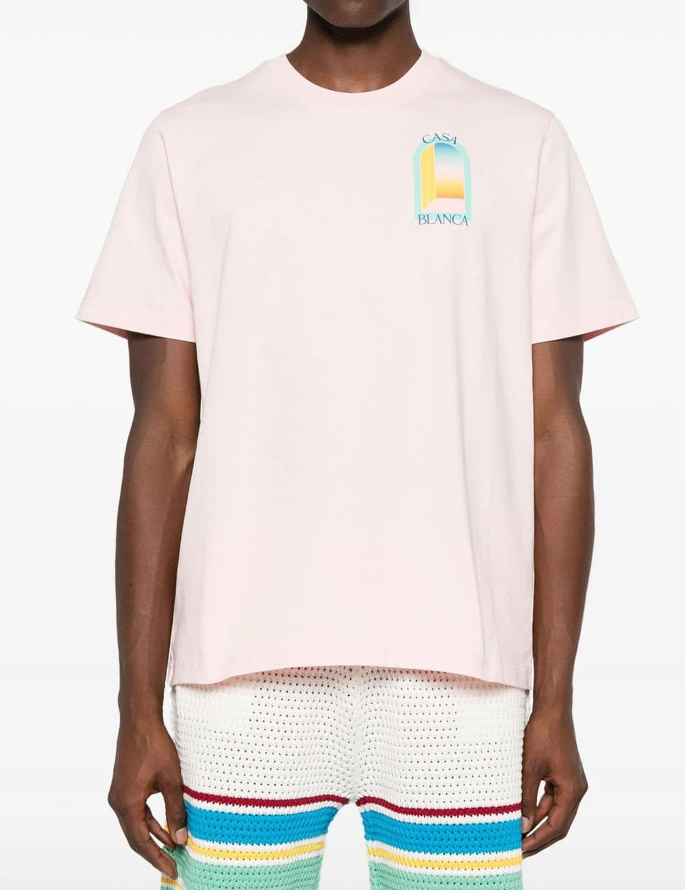 Casablanca L'Arch Colore T-Shirt Pink