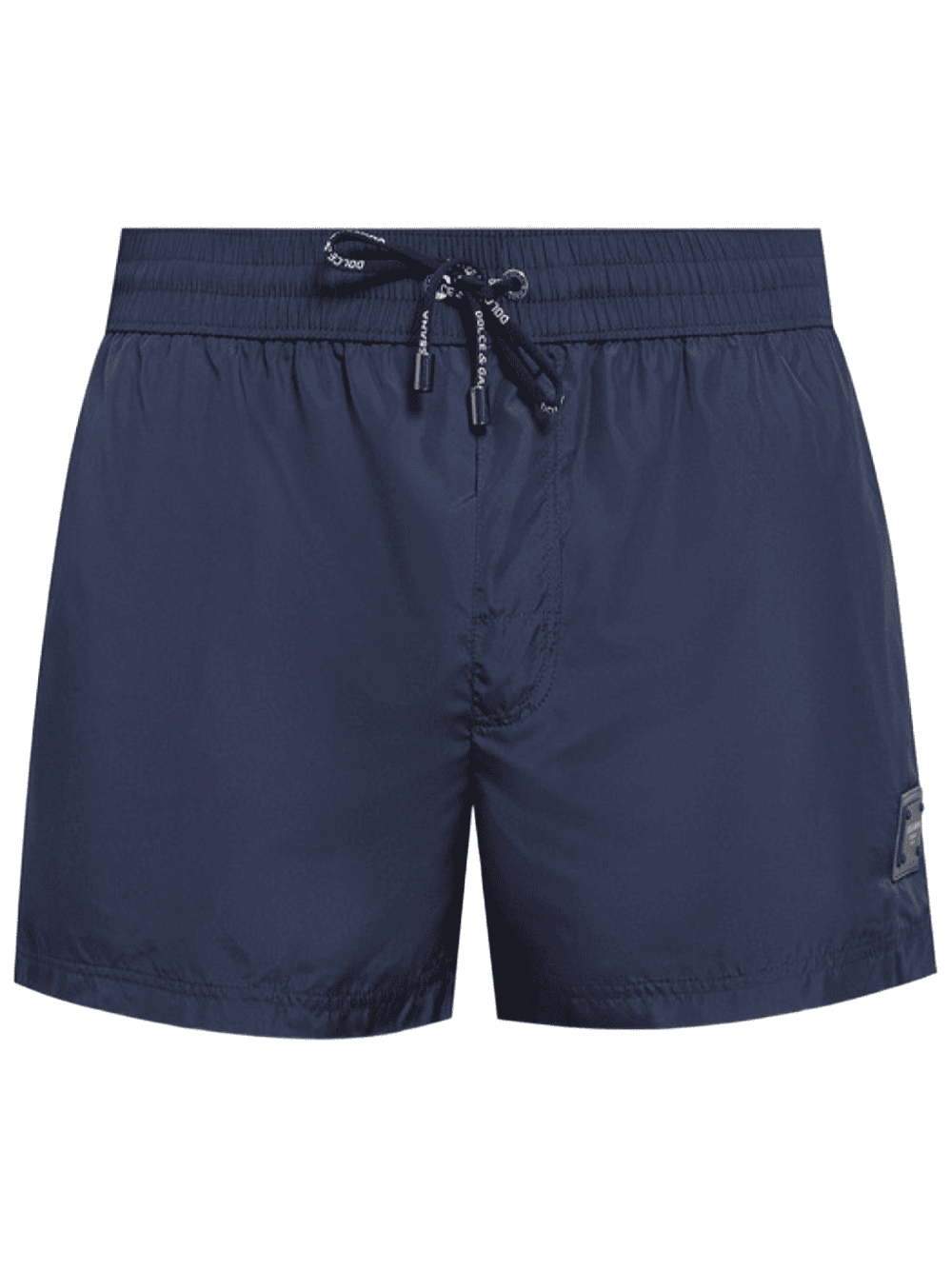 Dolce & Gabbana Logo Plaque Swimshorts Navy Blue