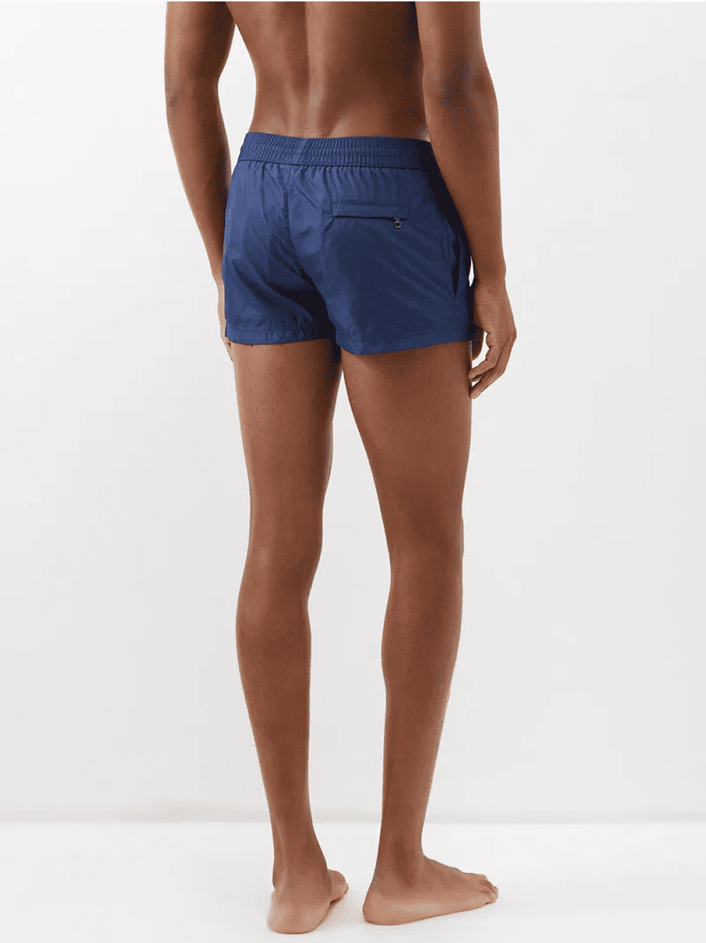 Dolce & Gabbana Logo Plaque Swimshorts Navy Blue