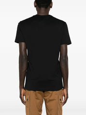 Dolce & Gabbana Italian Sportswear Logo-Print Cotton T-Shirt Black