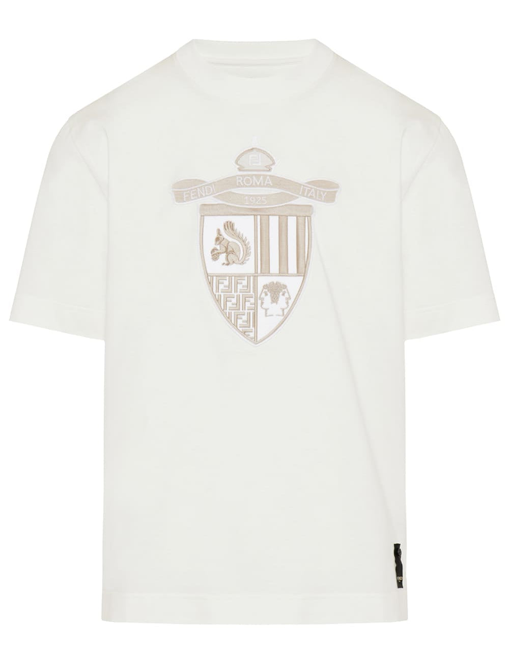 Fendi Cotton Logo T-Shirt White