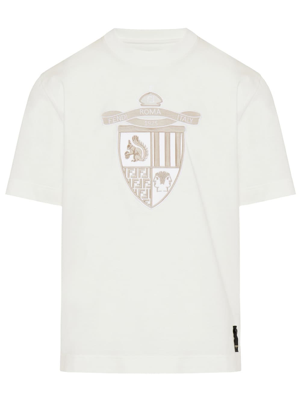 Fendi Cotton Logo T-Shirt White