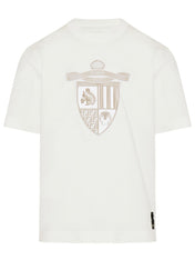 Fendi Cotton Logo T-Shirt White