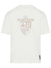 Fendi Cotton Logo T-Shirt White