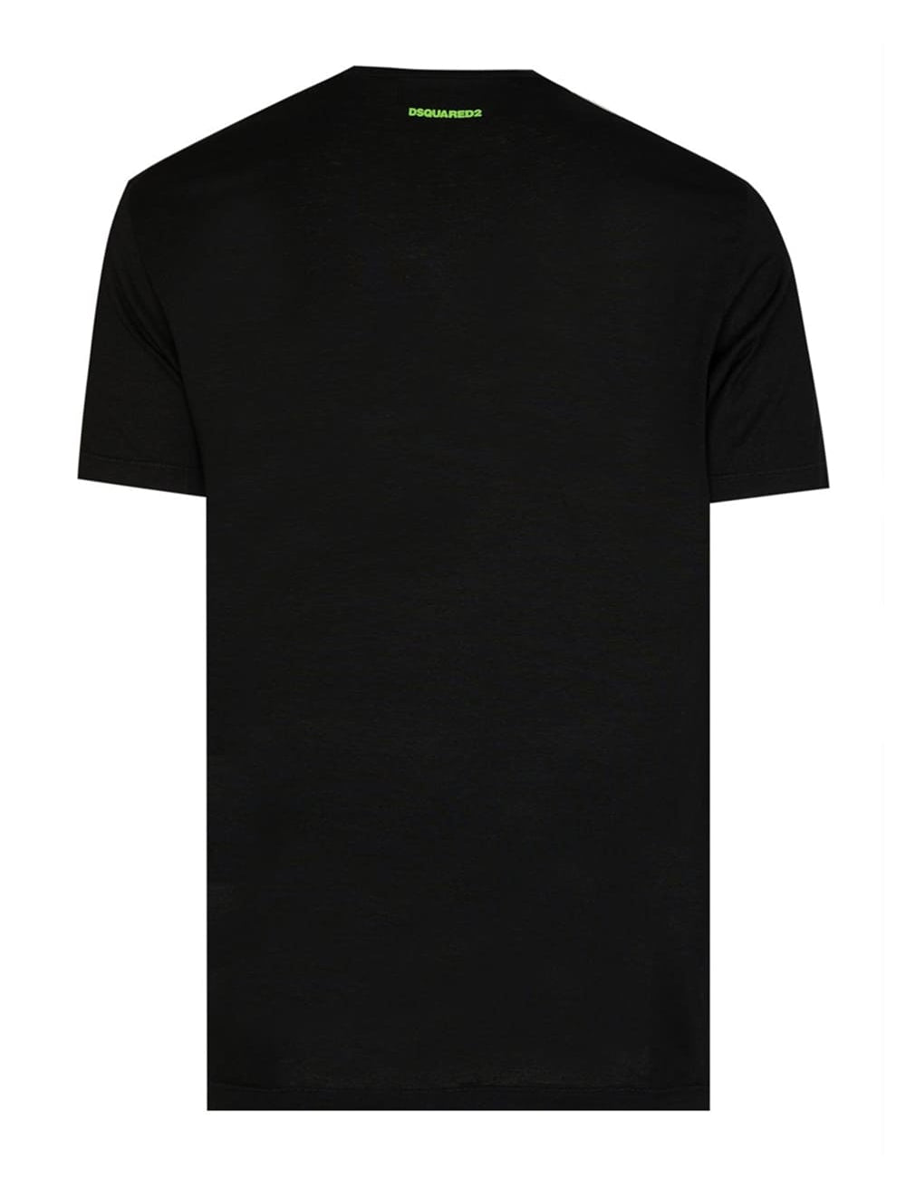 Dsquared2 Green Icon Logo Print T-Shirt Black