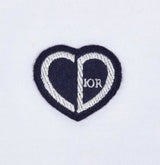 DIOR "CD" HEART PATCH T-SHIRT WHITE