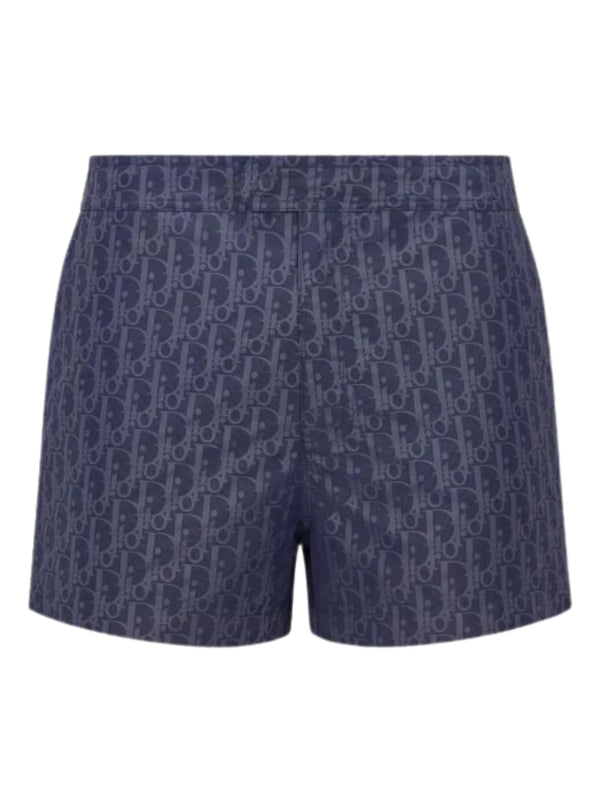 Dior Oblique Swim Shorts Navy