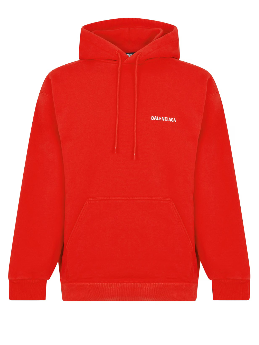 Balenciaga Classic Logo Oth Hooded Sweatshirt Red