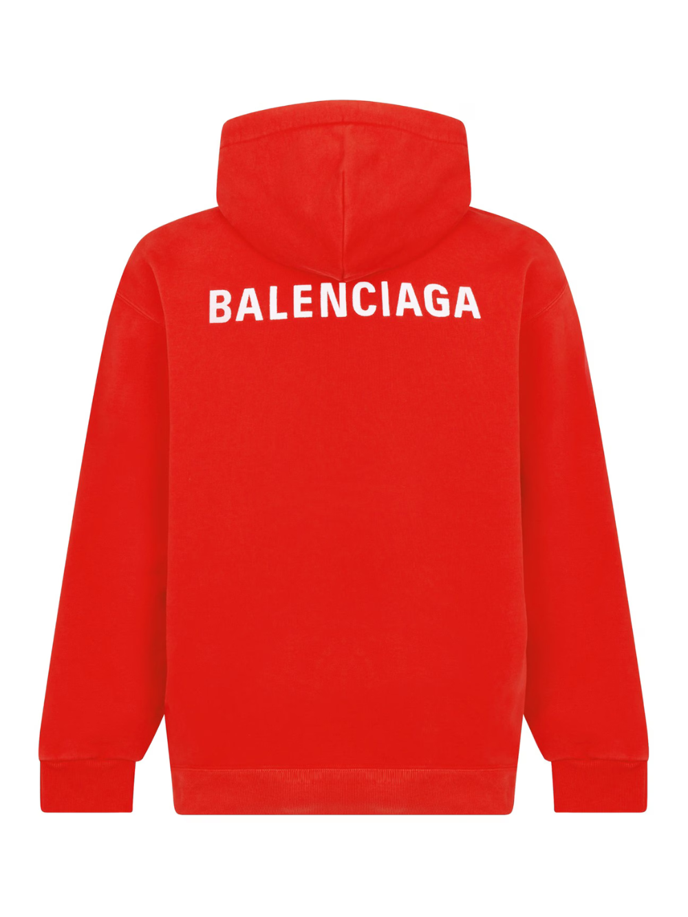 Balenciaga Classic Logo Oth Hooded Sweatshirt Red