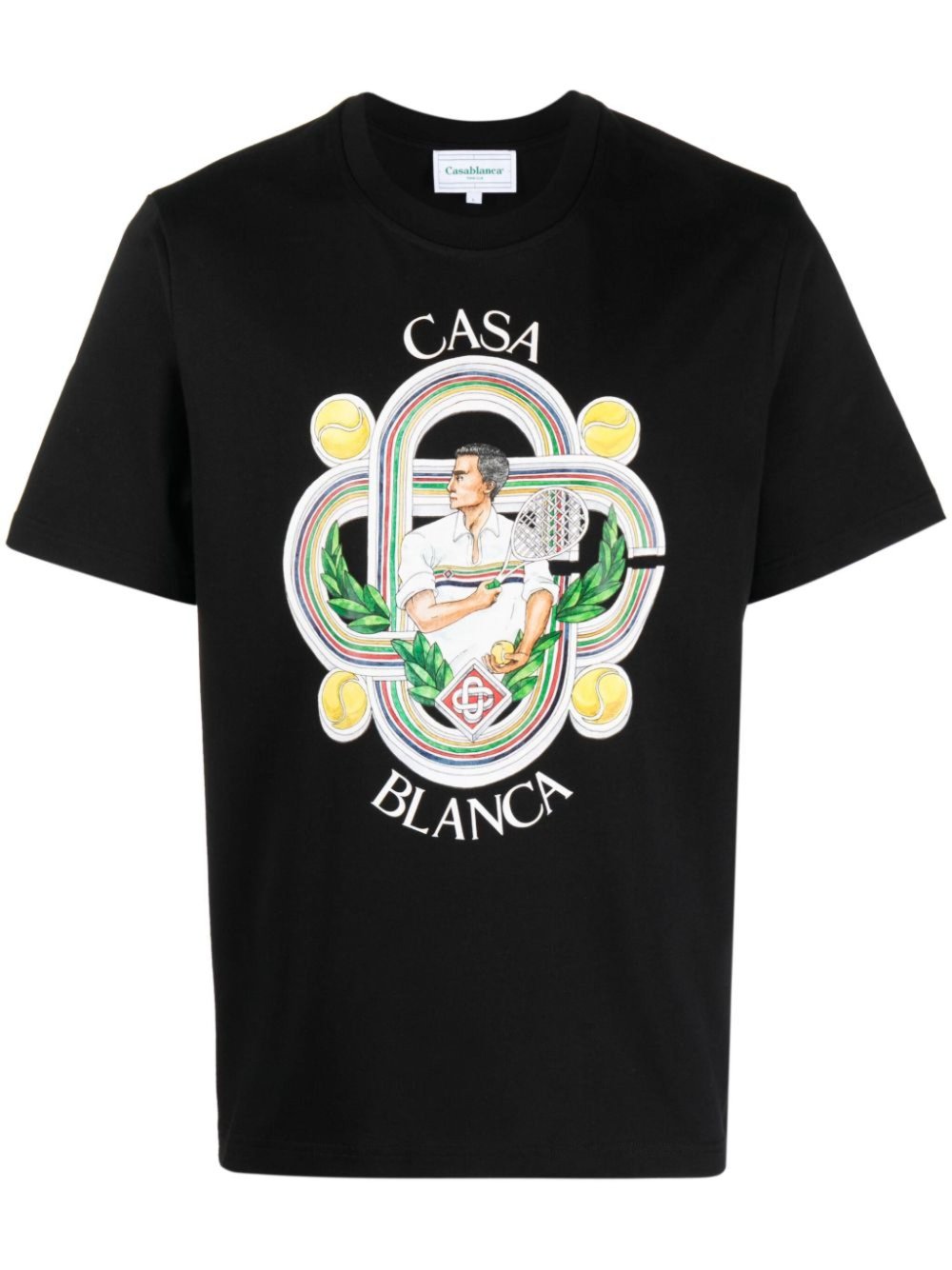 Casablanca Le Joueur T-Shirt Black