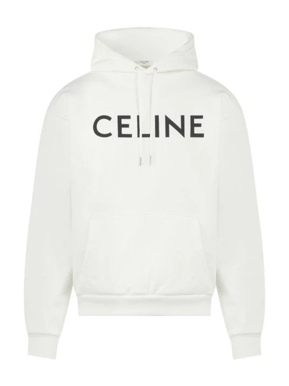 Celine Hooded Sweatshirt White