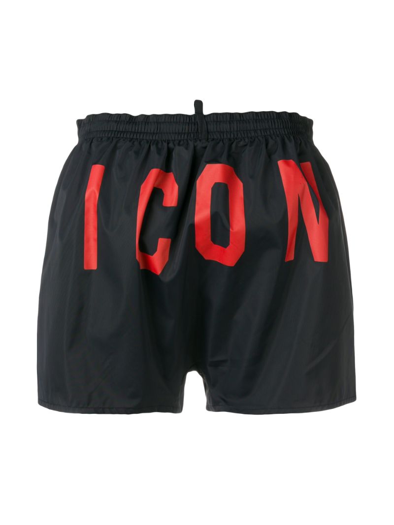 Dsquared2 Icon Swimming Shorts Black/Red
